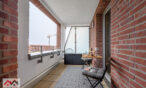 Private balcony with seating