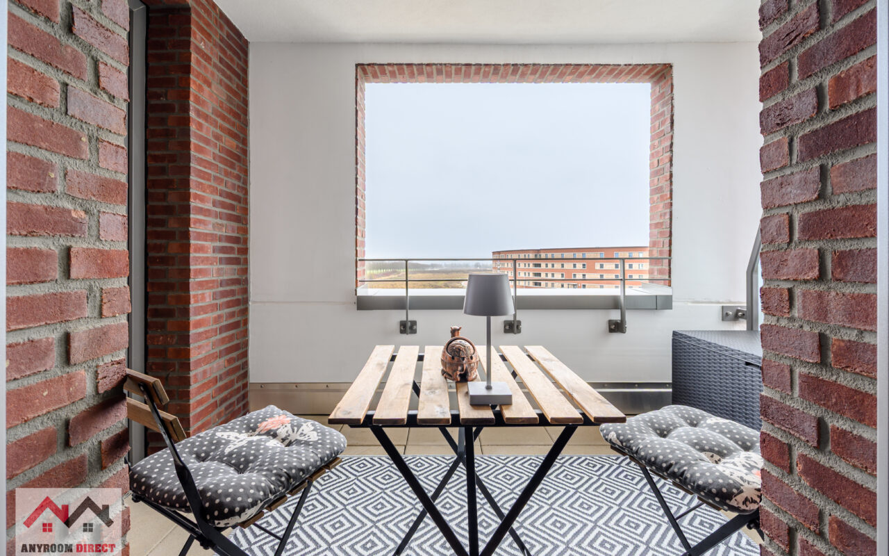 Private balcony with seating